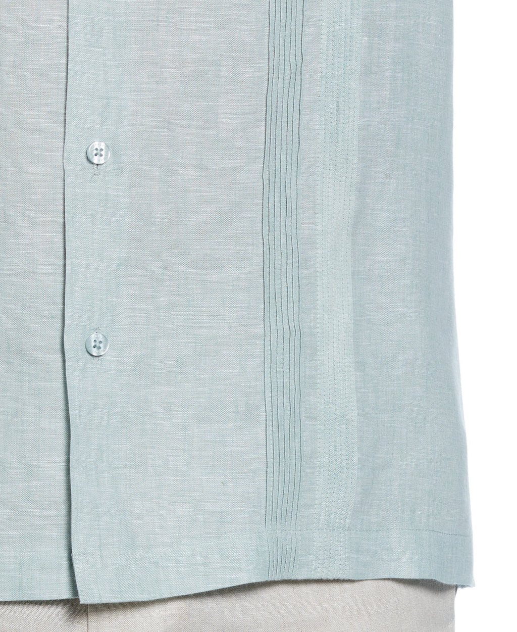 LINEN MULTI-TUCK GUAYABERA SHIRT