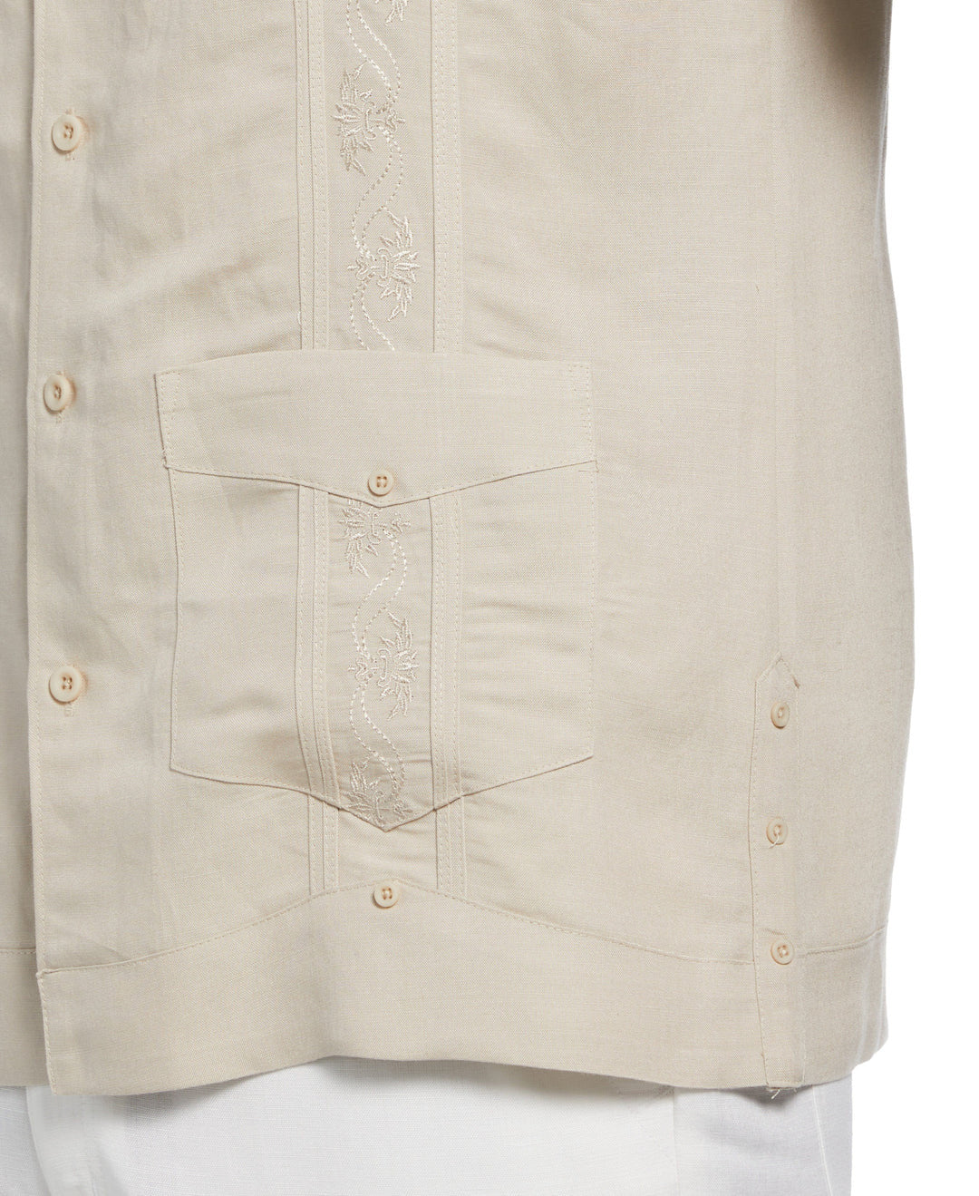 SHORT SLEEVE EMBROIDERED GUAYABERA