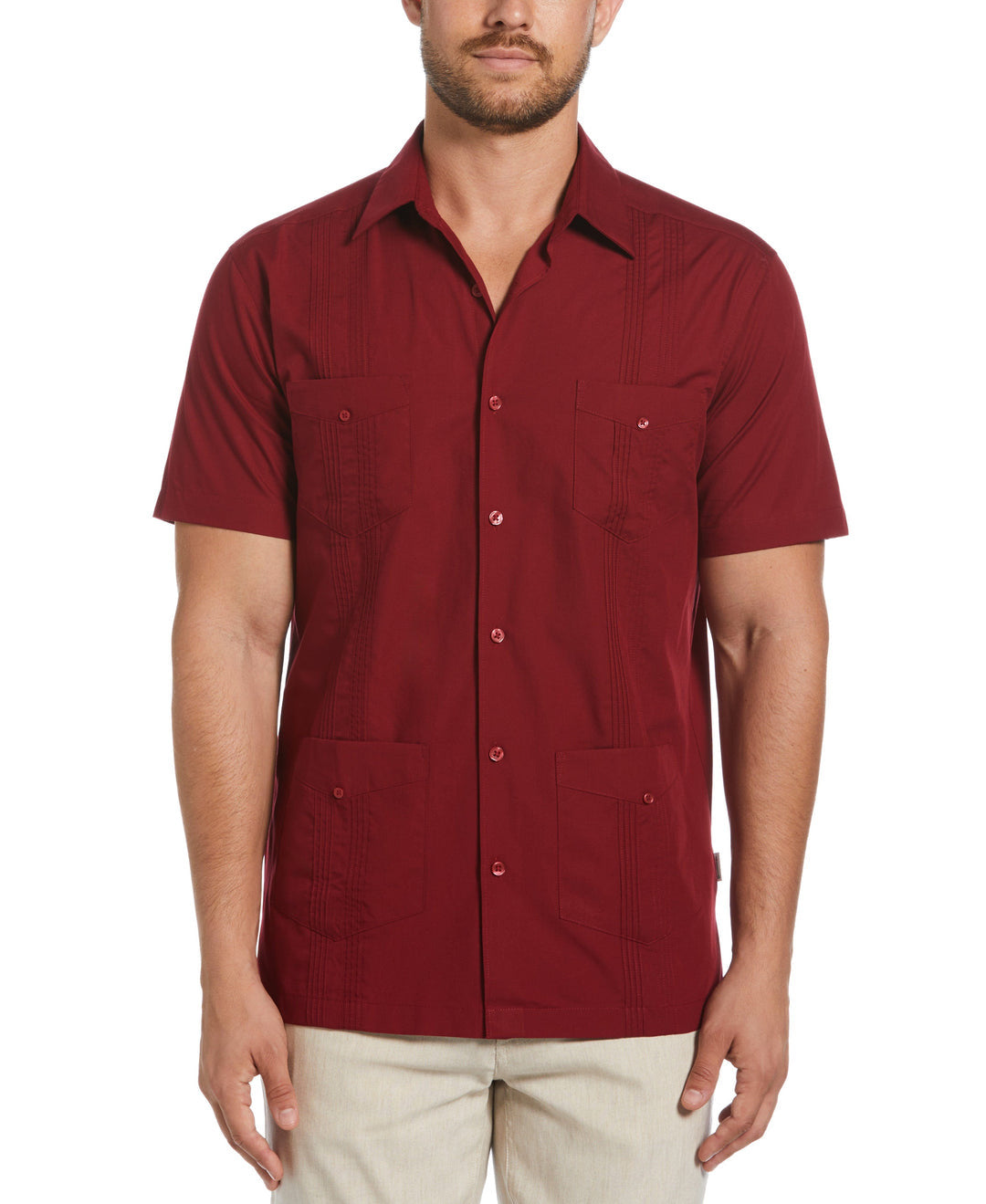 FOUR POCKET GUAYABERA SHIRT