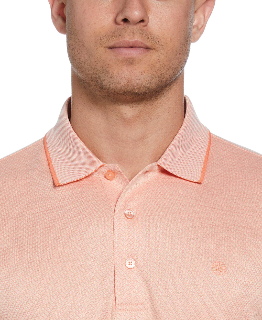 DIAMOND JACQUARD POLO SHIRT