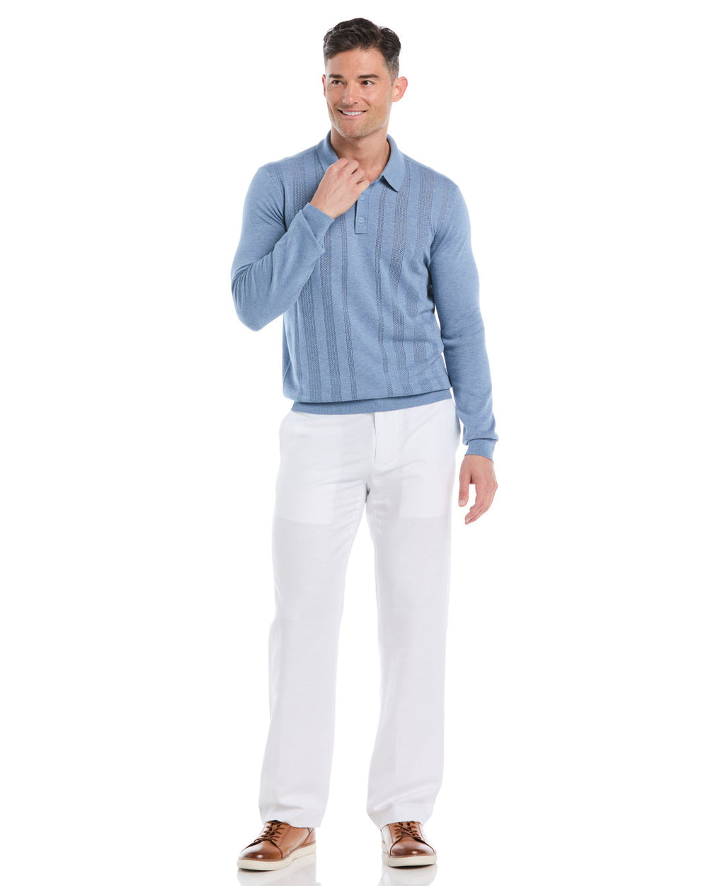 TEXTURED KNIT SWEATER