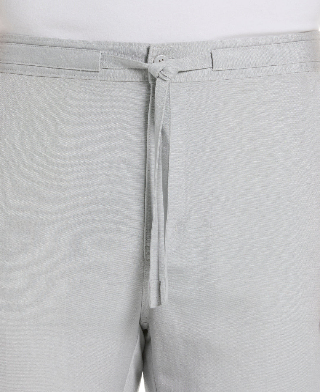 LINEN-BLEND CORE DRAWSTRING PANTS